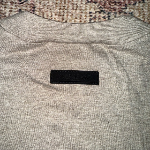 Fear of God Gray Short Sleeve Tee - Picture 3 of 4